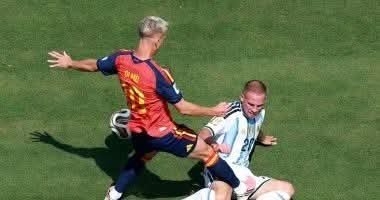 اسبانيا ضد الأرجنتين.. شوط سلبي في نهائي كأس العالم والماتادور الأخطر