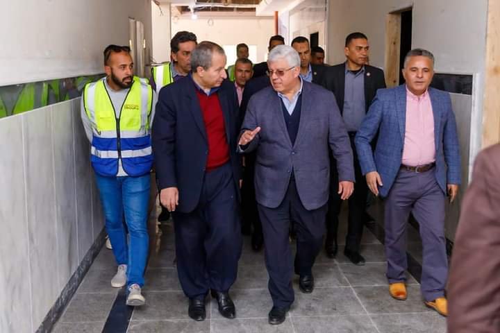  وزير التعليم العالي يتفقد المشروعات الجديدة بجامعة قناة السويس 