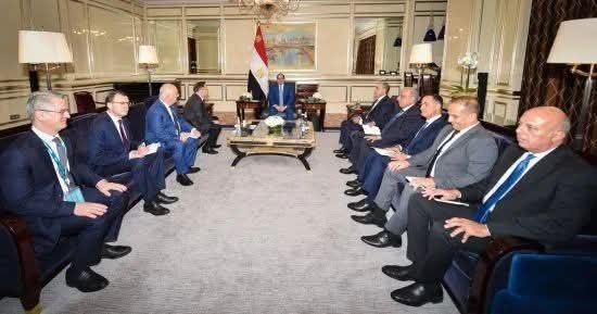 فخامة الرئيس السيسى يستقبل مدير الوكالة الحكومية الروسية للطاقة النووية