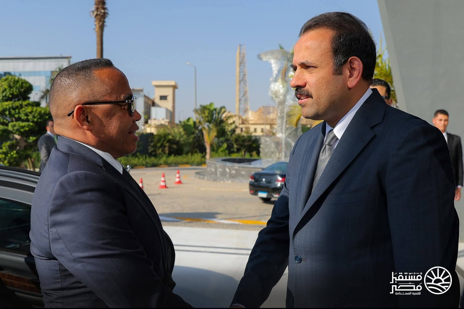 رئيس جمهورية مدغشقر الشقيقة يزور جهاز مستقبل مصر.. 